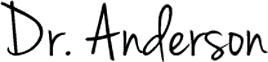 Dr. Dina Anderson signature